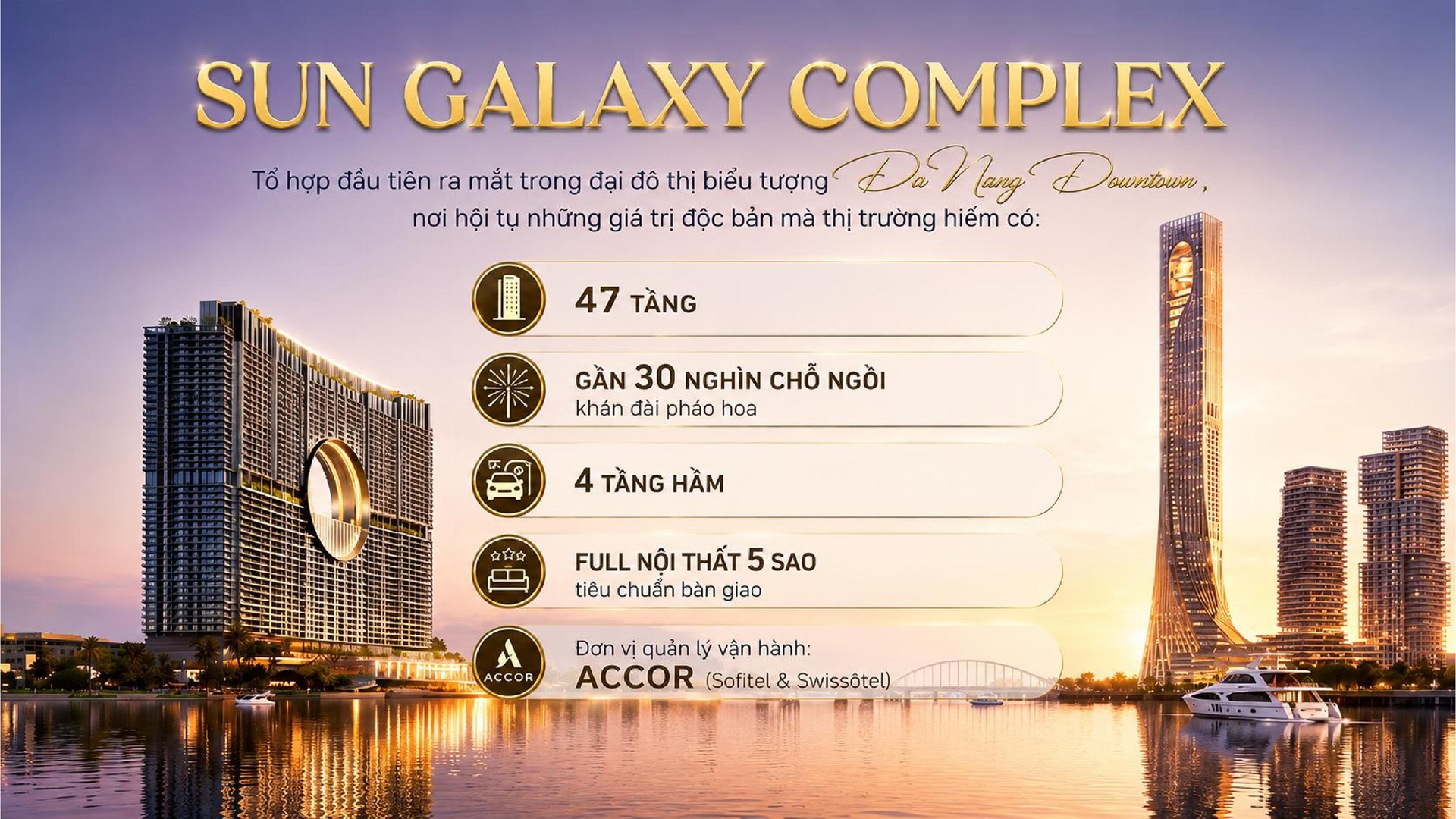 Sun Galaxy Complex Đà Nẵng - Đẳng cấp Pháo hoa DIFF thế giới