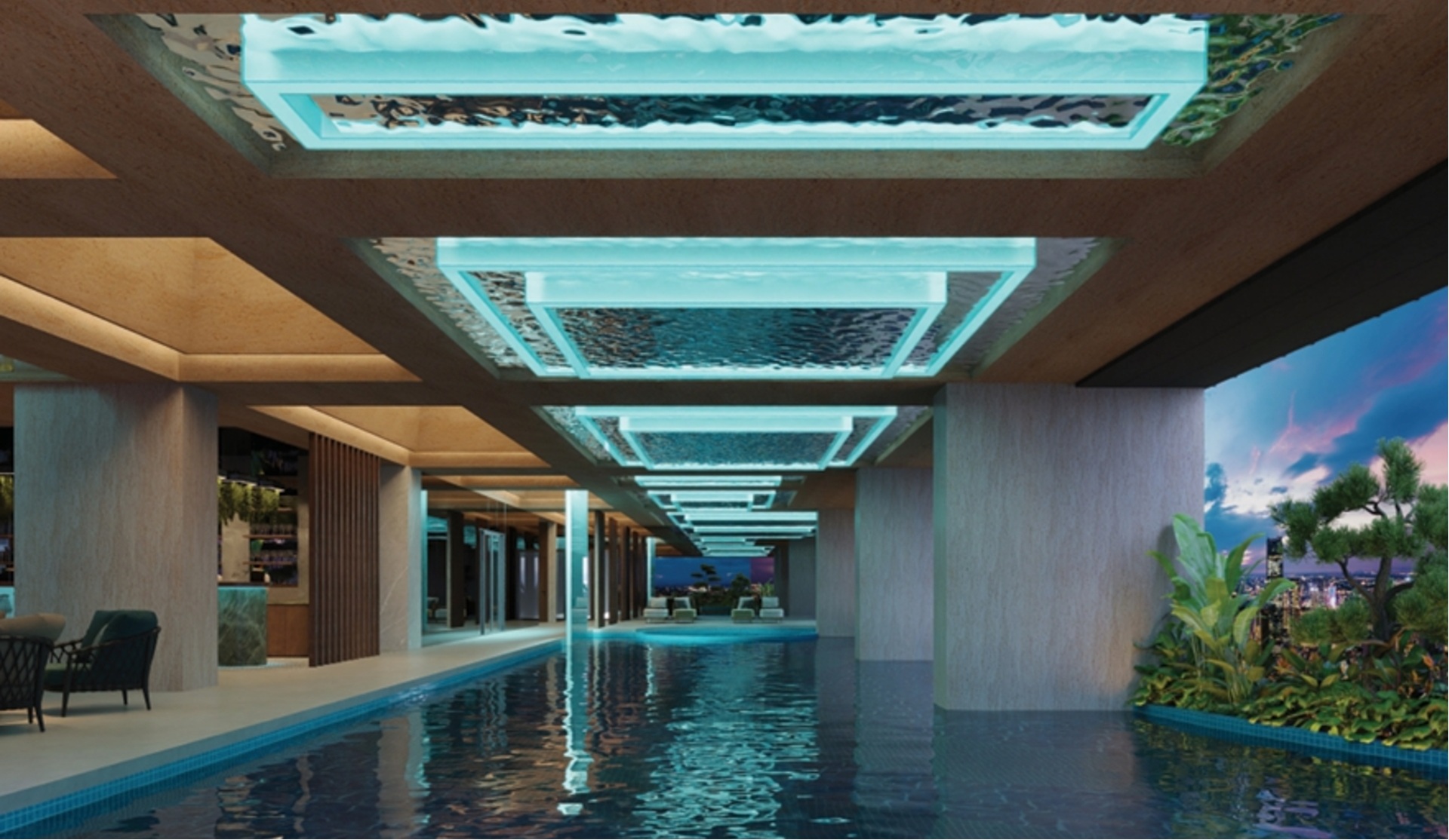 Hồ bơi dự án căn hộ The Poet Residence Đà Nẵng