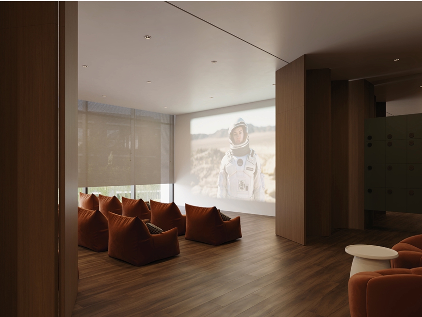 Tiện ích xem phim The Poet Residence