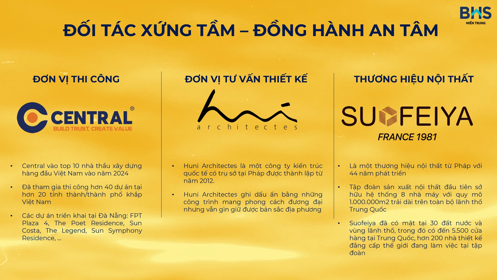 Đối tác đồng hành Uy tín tại Căn Hộ The Port Residence Danang