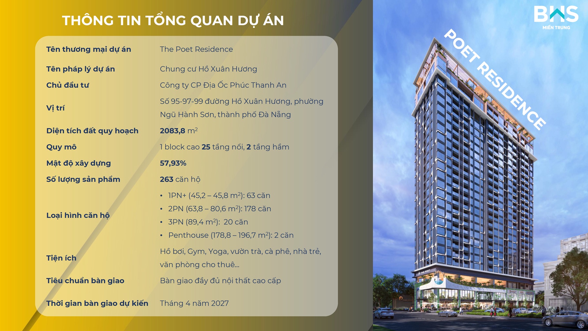 Tổng quan Căn Hộ The Port Residence Danang