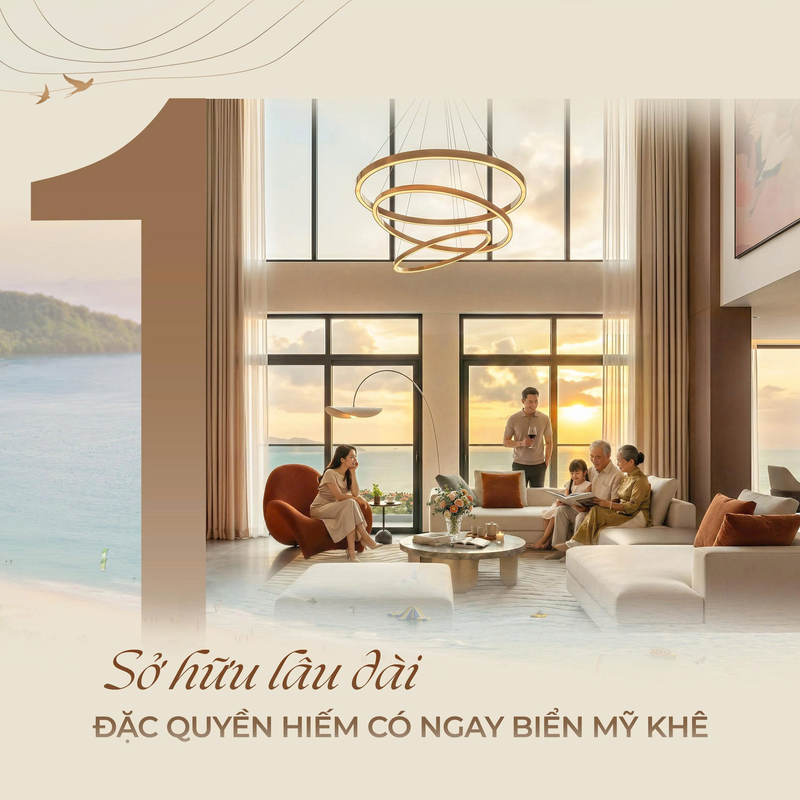 Căn hộ đăng cấp view biển Mỹ Khê The Poet Residence Đà Nẵng