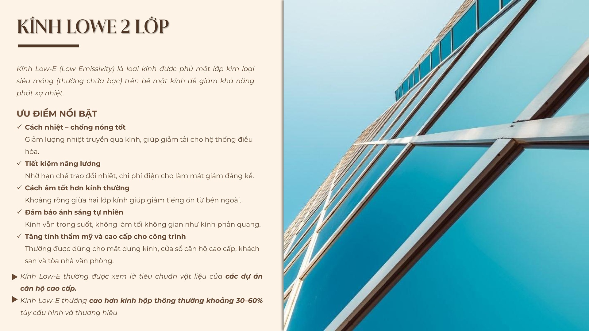 Tiêu chuẩn Vật Liệu bàn giao Kính Căn Hộ The Poet Residence Đà Nẵng